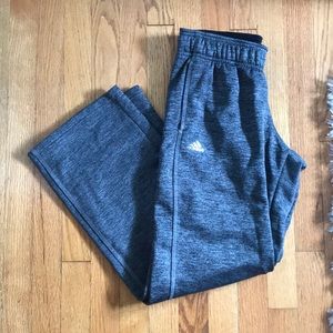Grey adidas sweatpants
